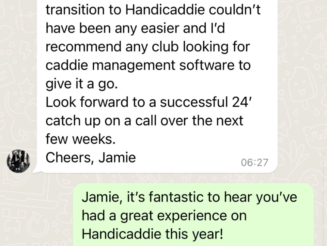 Gullane testimonial